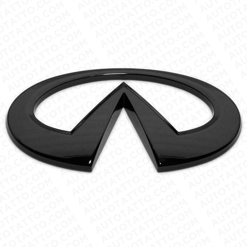 17-22 Infiniti Q60 Rear Luggage Lid Nameplate Emblem Badge Logo Gloss Black