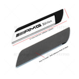 Universal Fender Marker Car AMG Edition Black Logo Badge Emblem Sport Nameplate