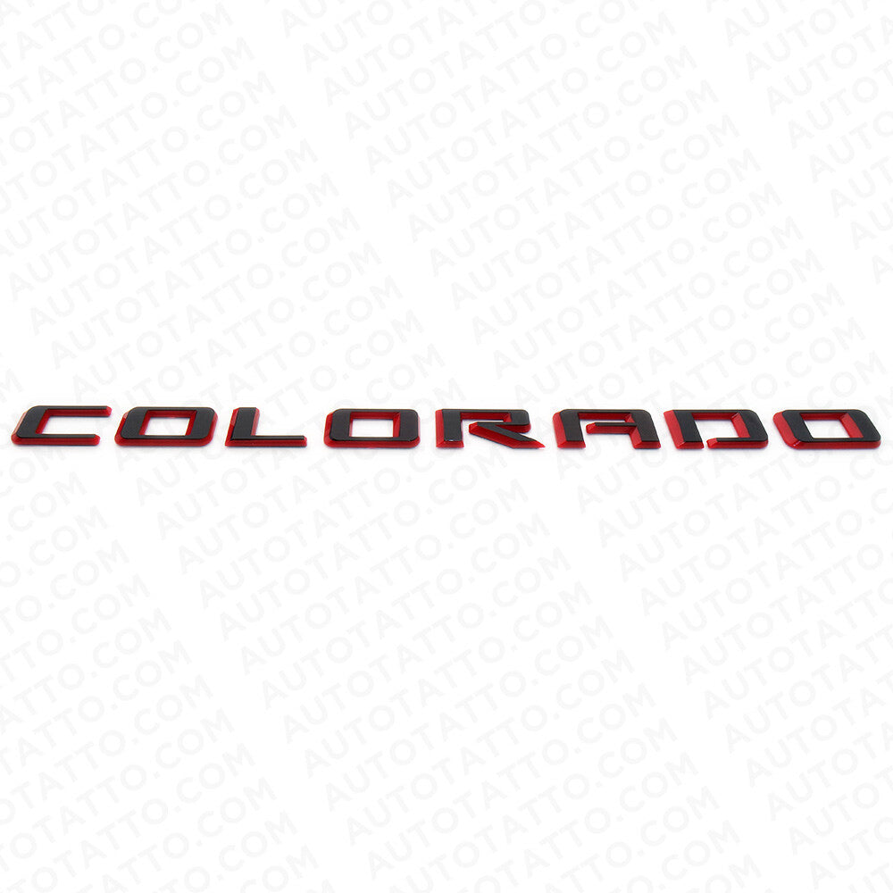 21+ Chevy Colorado Fender / Tailgate Redline Badge 3D Logo Emblem Truck Sport