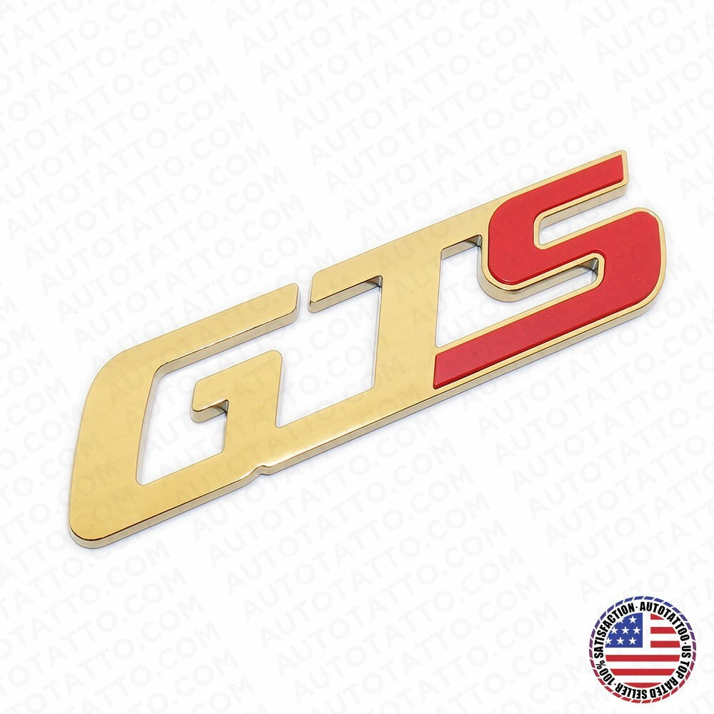 Maserati Quattroporte GTS Gold Chrome Trunk Lid Nameplate Emblem Badges Sport