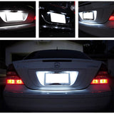 2x No Error LED License Plate Lights For Mercedes-Benz W203 W211 W219 R171 CLS