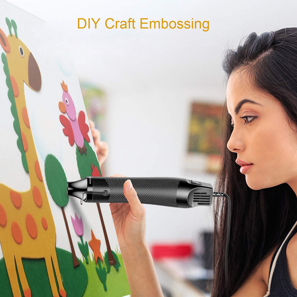 Mini Hot Air Heat Gun Electric Portable for Car Decal Wrap Emblem Remove Tool