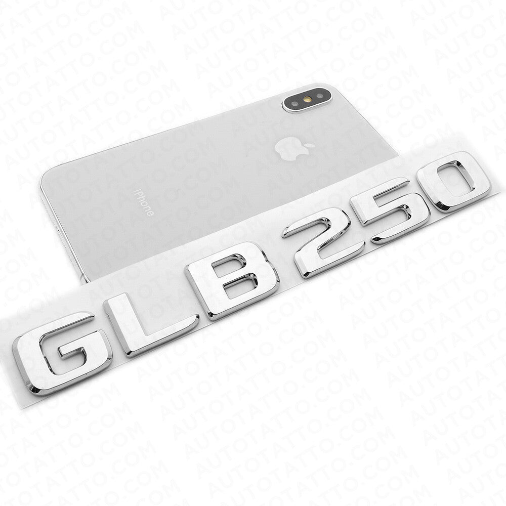 20-21 Mercedes-Benz GLB 250 GLB250 Letter Emblem Trunk Badge AMG Sport Chrome