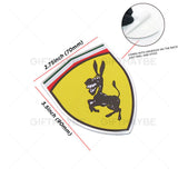 Universal 1x or 2x Fashion Aluminum Alloy Donkey Car Decal Sticker Decoration