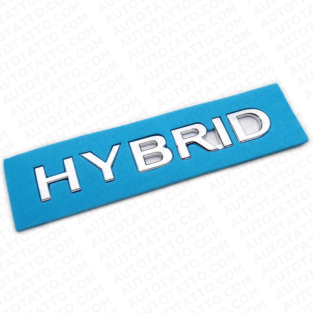For Infiniti Hybrid Left or Right Side Fender Badge Emblem Nameplate ABS Chrome