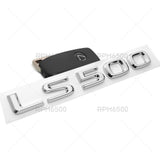 For Lexus Rear Turnk Lid Chrome LS 500 Letter Logo Badge Emblem Car Replace