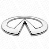 17-22 Infiniti Q60 Rear Luggage Lid Nameplate Emblem Badge Logo Chrome