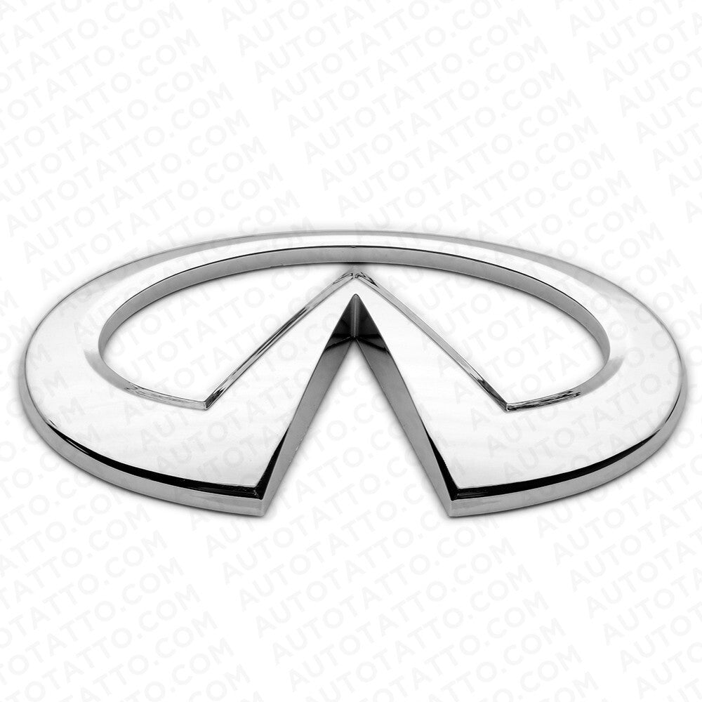 17-22 Infiniti Q60 Rear Luggage Lid Nameplate Emblem Badge Logo Chrome