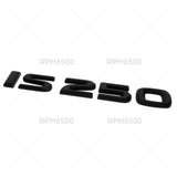 Lexus Trunk Lid Matte Black IS 250 Letter Logo Badge Emblem Car Replace F-Sport