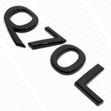 For Infiniti Q70L Rear Trunk Letter Badge Emblem Nameplate Sport Gloss Black