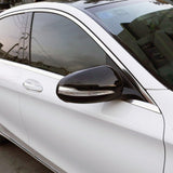 Gloss Black Mercedes W205 W213 X253 W222 C E S GLC Class Mirror Cover Replace