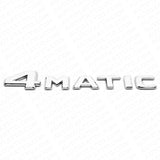 17+ OEM ABS 4 Matic Emblem 3D Chrome Trunk Logo Badge Decoration AMG Modified