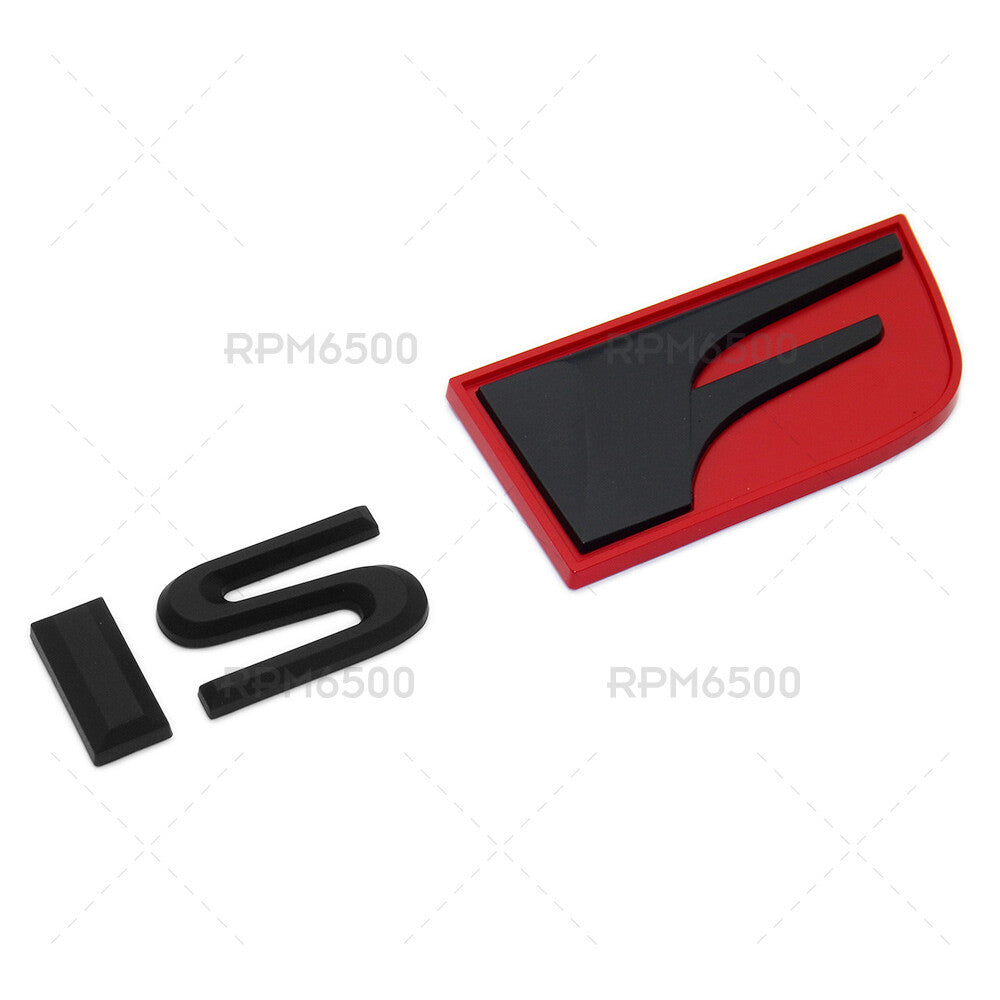 For Lexus Trunk Lid  IS F ISF Letter Logo Badge Decal Emblem Car F-Sport Black