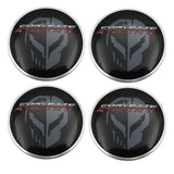 4Pcs Fit Black Wheel Center Cap Jake Logo for C8 Corvette Racing 84385014 68mm