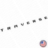 Chevy Traverse Front Door Left or Right Badge Nameplate Logo Emblem Matte Black