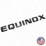 17-24 Chevy Equinox Liftgate Nameplate Letter Logo Badge Emblem Matte Black