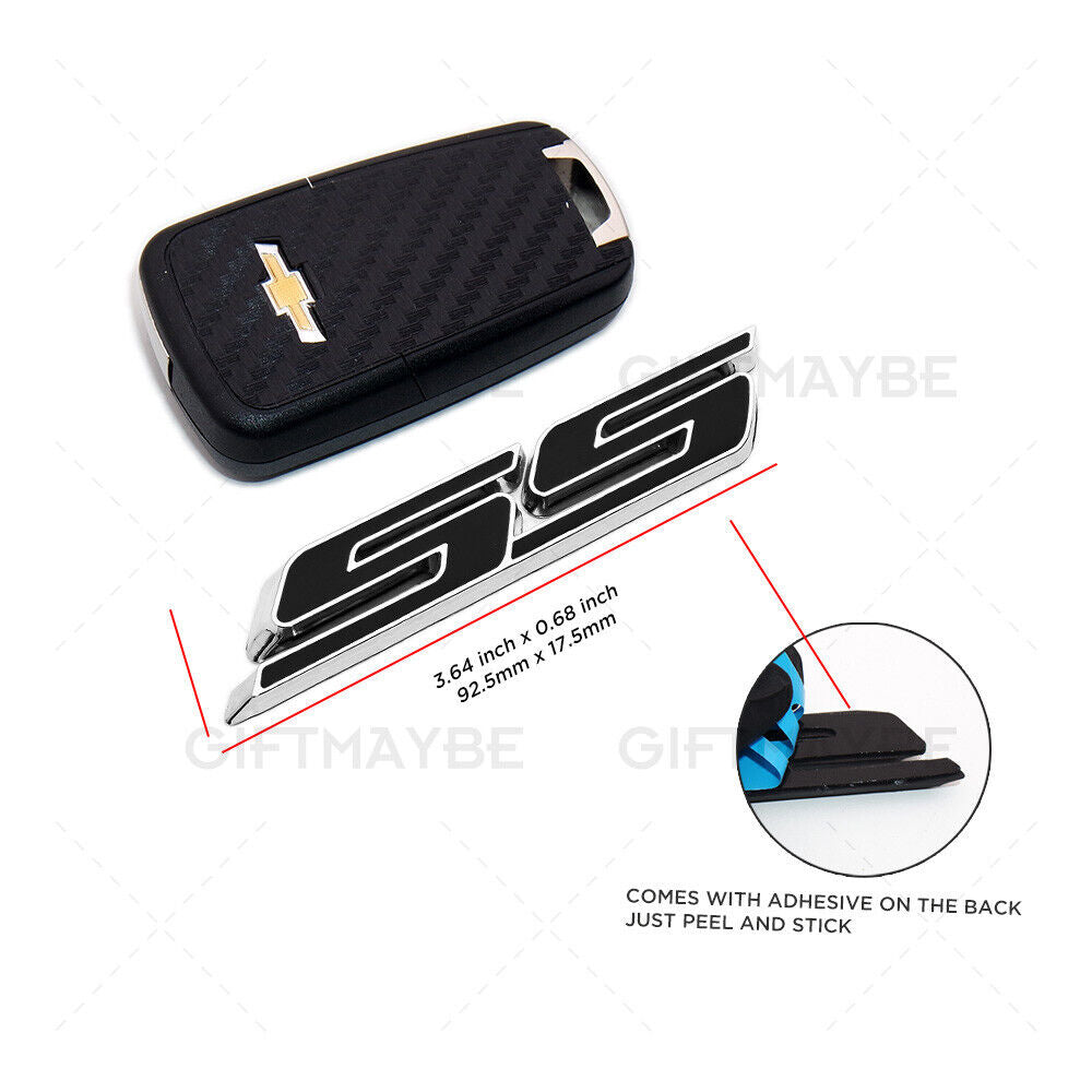 3D Fashion Metal Camaro SS Car Decal Badge Emblem Sticker for Auto Decoration