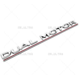 Tesla Rear Liftgate Lid Dual Motor Performance Nameplate Logo Badge Emblem Sport