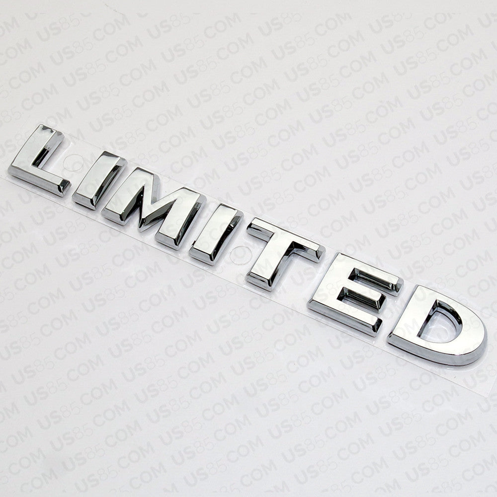 Universal Chrome OEM ABS Limited Liftgate Logo Sport Emblem For Mopar Truck SUV