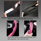 Universal Pink Carbon Fiber Car Steering Wheel Cover Non Slip Protector Decorate