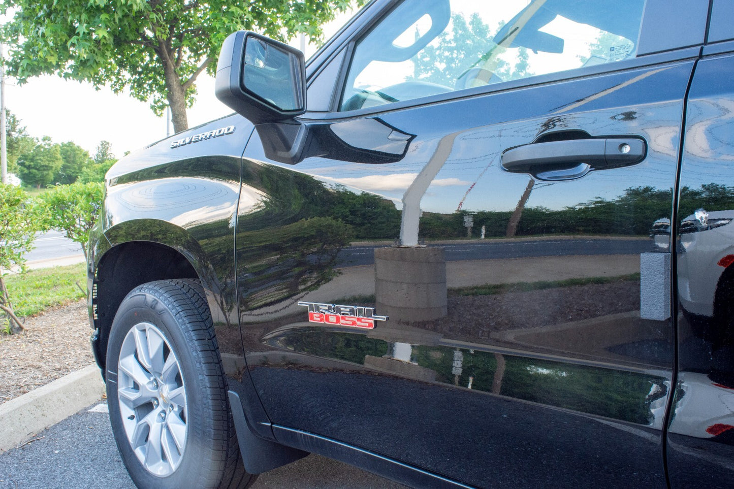 3 x Black Red 2000-2024 Silverado Z71 Trailboss Emblem Badge Nameplate