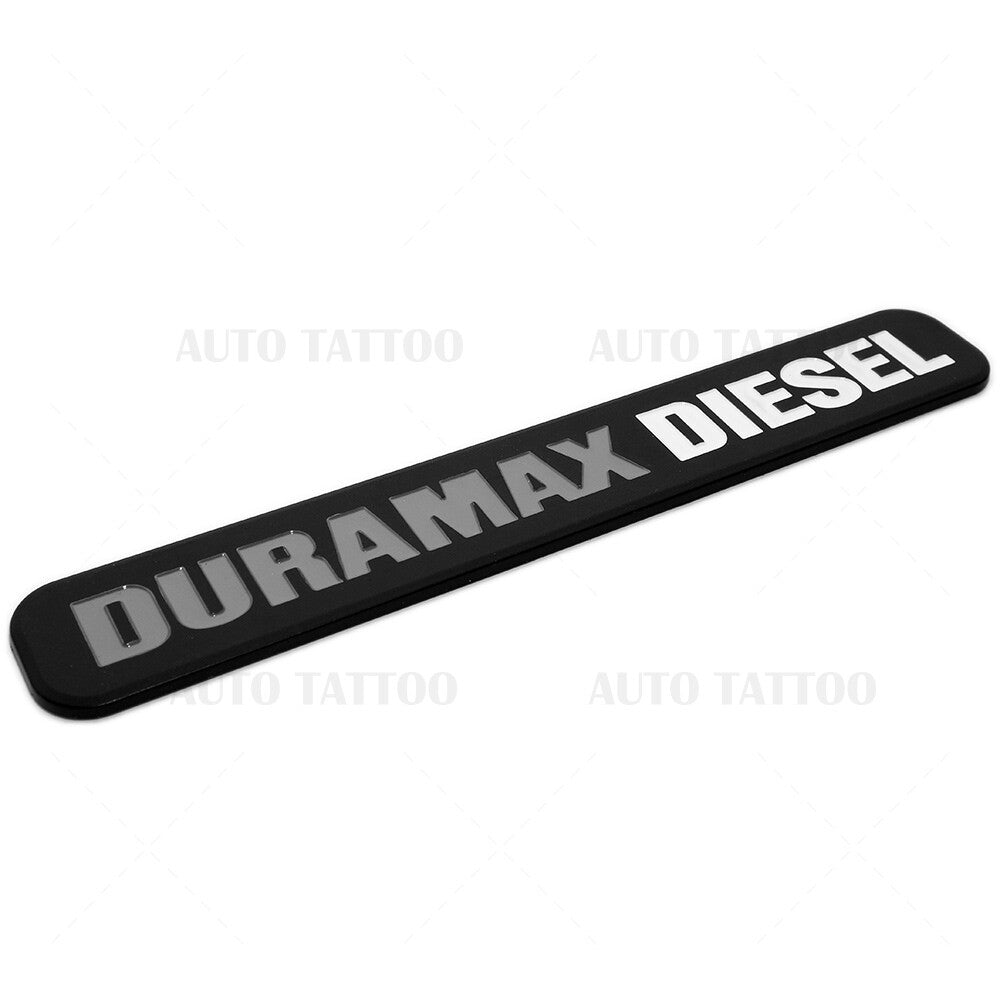 2x 01-21 Chevy GMC Duramax Diesel Door Hood Fender Tailgate Letter Logo Emblem