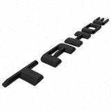 2021+ Chevy Tahoe Matte Black Front Side Door Vehicle Nameplate Emblem Decorate