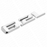 2x 19-22 OEM Chrome Chevy Silverado 1500 6.2L Hood Letter Logo Emblem Badge Z71