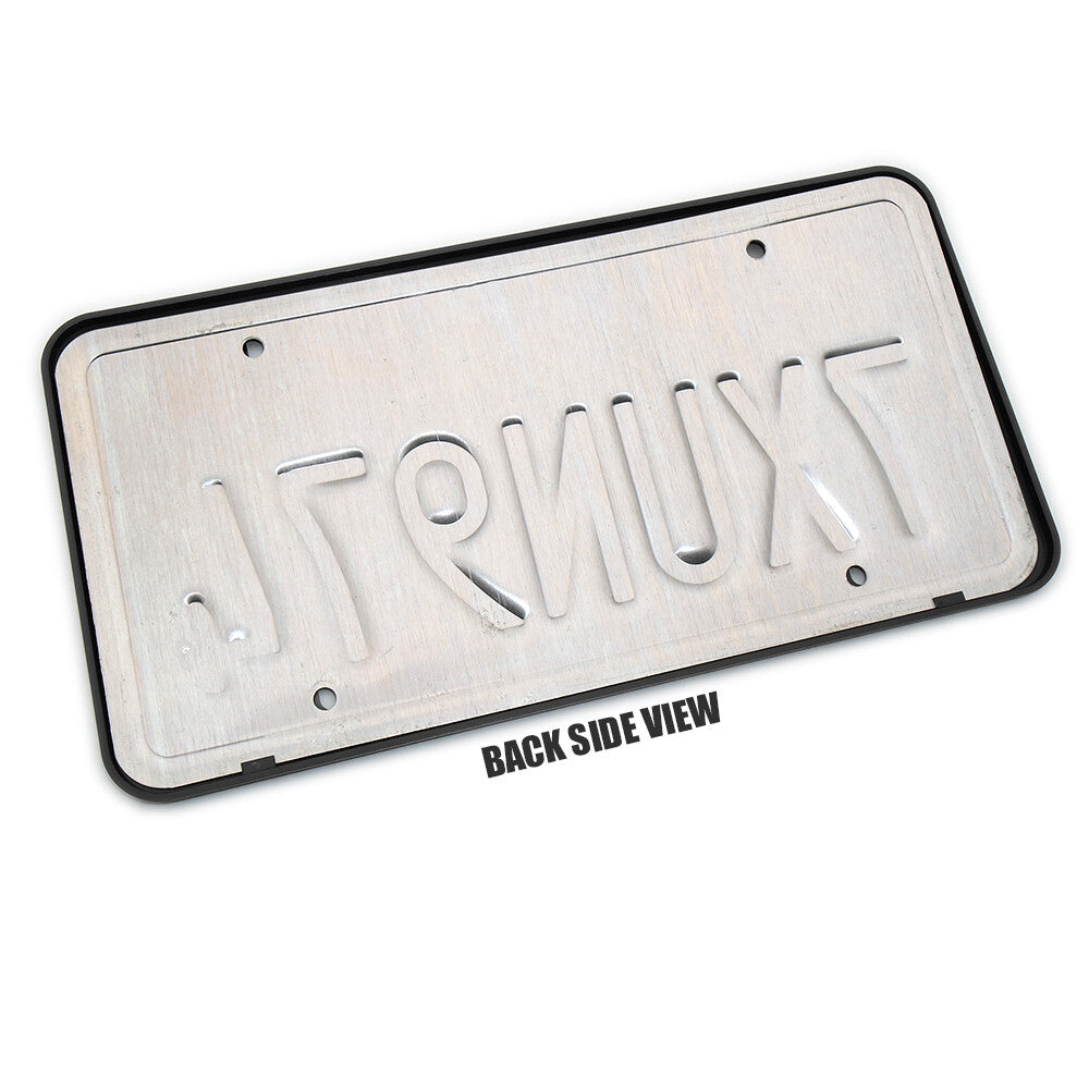Gloss Black Front or Rear Audi Ring Logo Emblem License Plate Frame Cover Gift