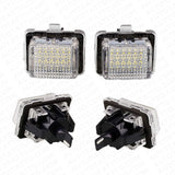 2x No Error LED License Plate Light Bulbs White For Mercedes Benz W204 W212 W221
