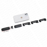 19-21 GMC Sierra Door Tailgate Logo Emblem Pickup Badge Nameplate Matte Black