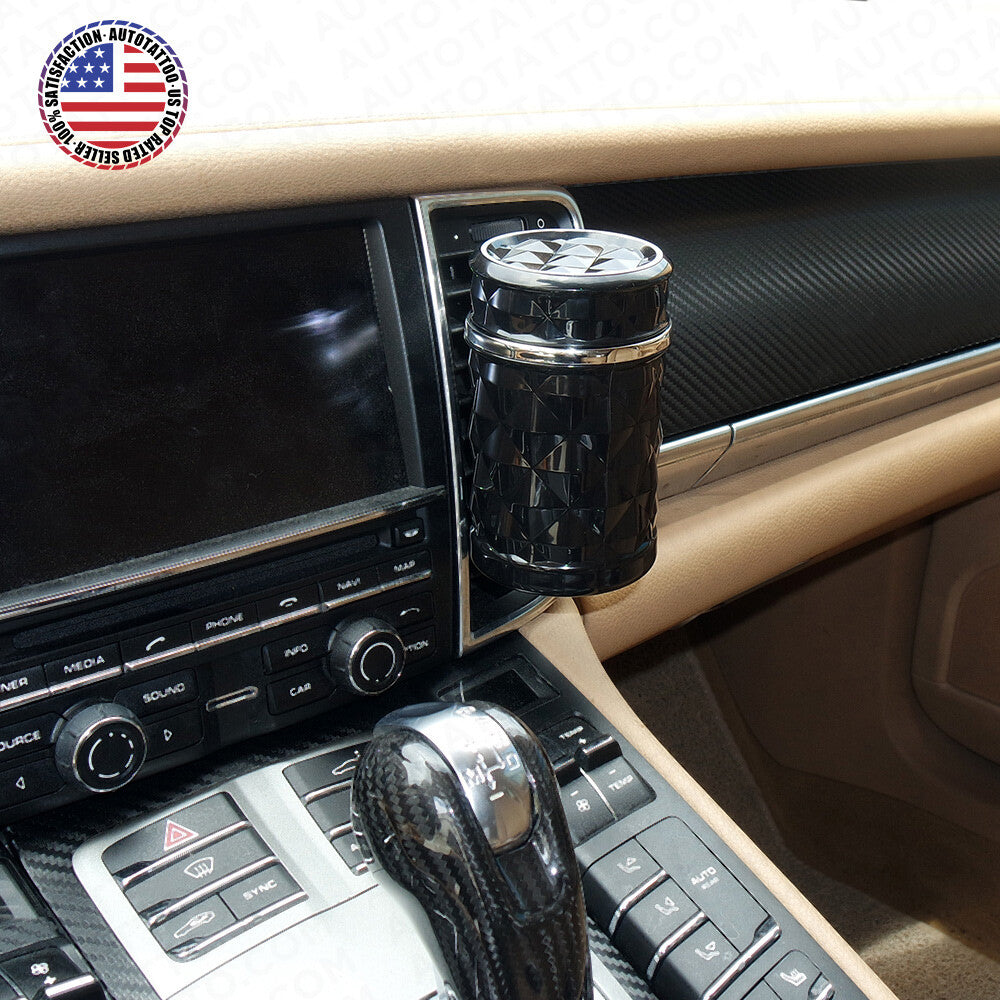 Smoke Cigarette Butts End Home Office Car Cup Holder Ashtray Gum Trash Vent Tray