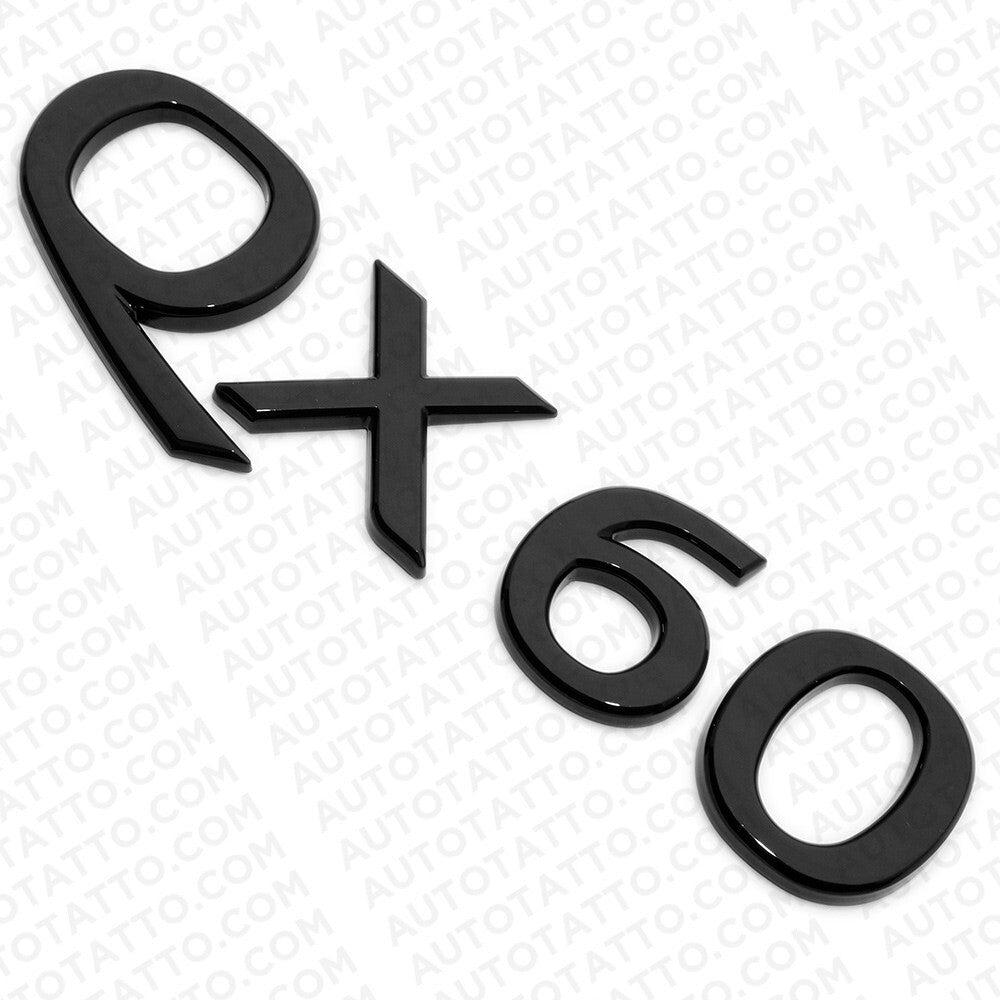 For Infiniti QX60 Rear Liftgate Logo Letter Badge Emblem Nameplate Gloss Black