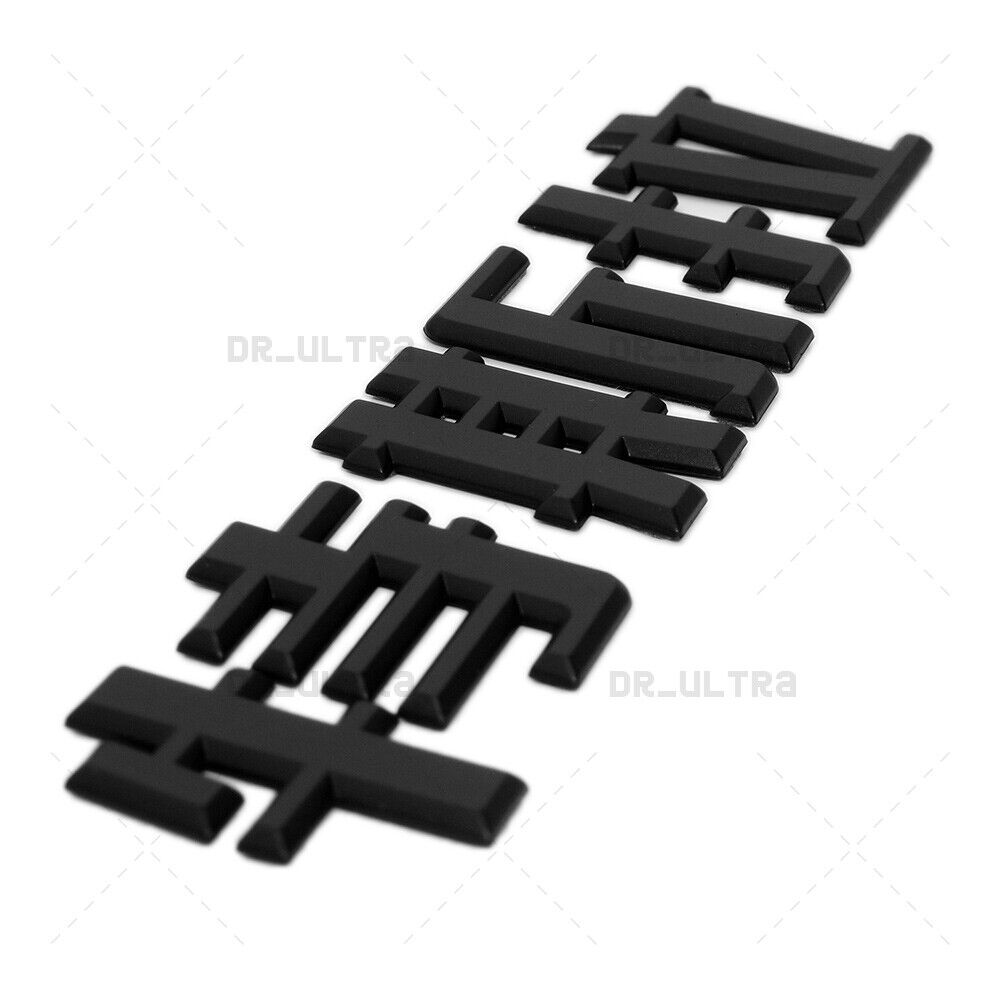 Tesla Rear Chinese 特斯拉 3D Decal Nameplate Logo Badge Emblem Decorate Gloss Black