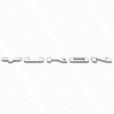 2021+ GMC Yukon Side Door Nameplate Logo Letter  Badge Emblem Chrome AT4 XL