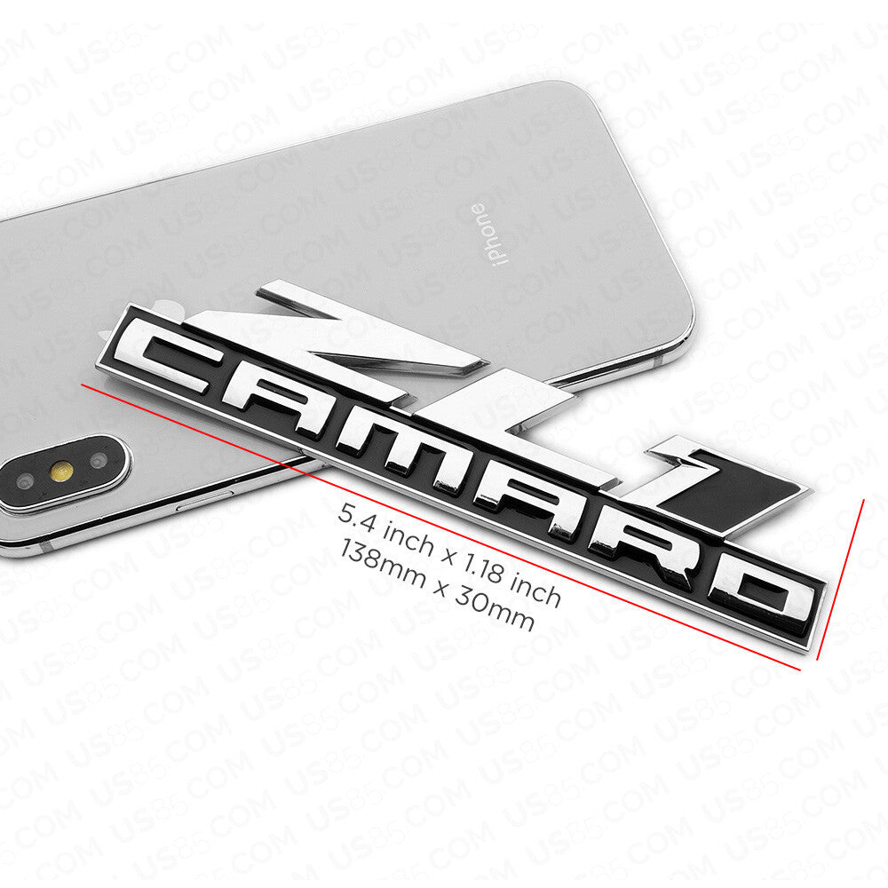 Chevy ZL1 Camaro Truck Lid Bumper Letter Logo Emblem Badge Sticker Racing Sport
