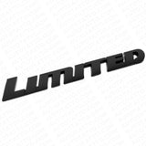 2x 4Runner Sequoia Tacoma Tundra Limited Letter Rear Door Emblem Badge Black