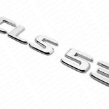 19-21 Mercedes-Benz CLS 53 CLS53 Letter Emblem Trunk Logo Badge AMG Sport Chrome