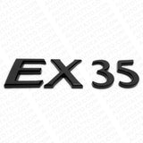 For Infiniti EX 35 Rear Trunk Logo Letter Badge Emblem Nameplate Gloss Black