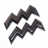 Universal 3D Fashion Metal 12 Constellations Car Decal Sticker Auto Decoration