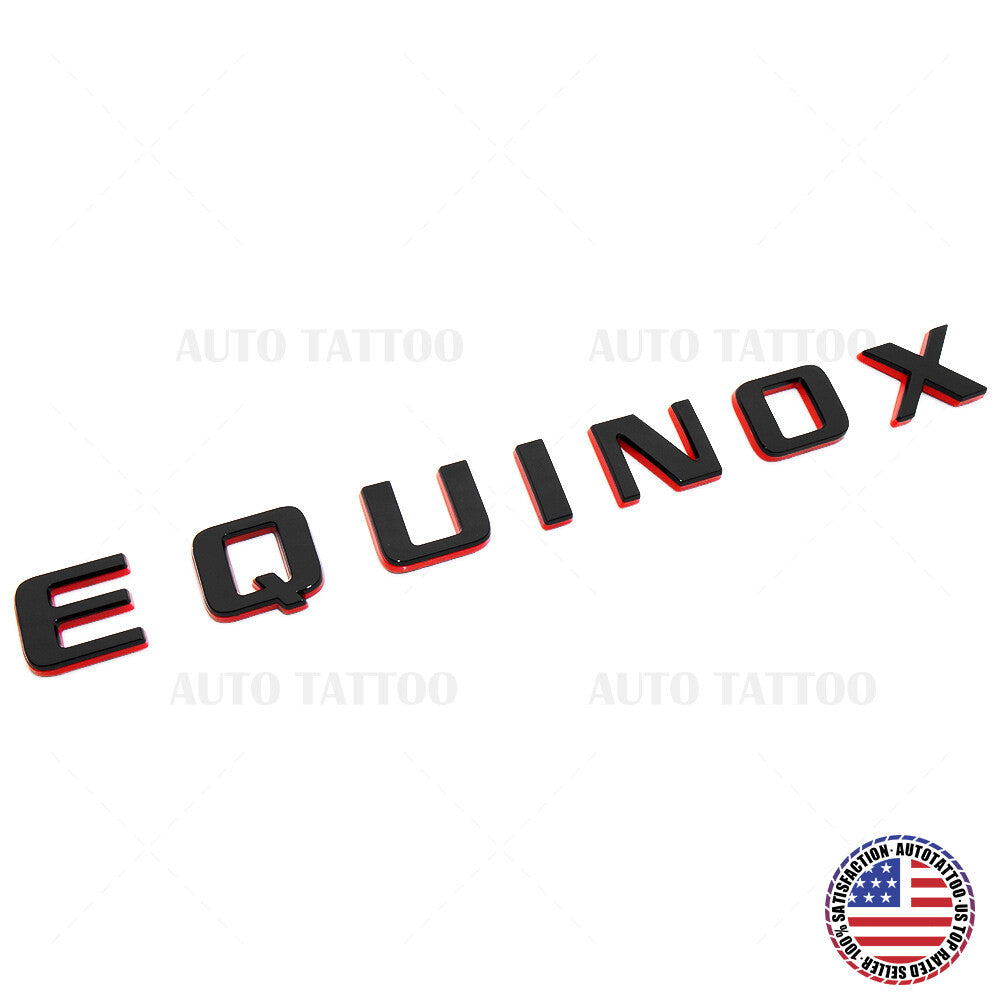 For Chevy Equinox Front Door Nameplate Letter Logo Badge Emblem Sport Redline