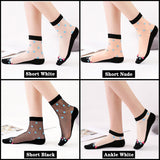 2 Pairs of Sexy Cute Little Floral Lace Cotton Breathable Soft Short Ankle Socks
