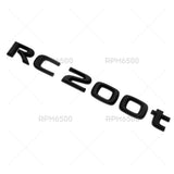 For Lexus Trunk Matte Black RC 200t Letter Logo Badge Emblem Car Replace F-Sport