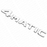 17+ OEM ABS 4 Matic Emblem 3D Chrome Trunk Logo Badge Decoration AMG Modified