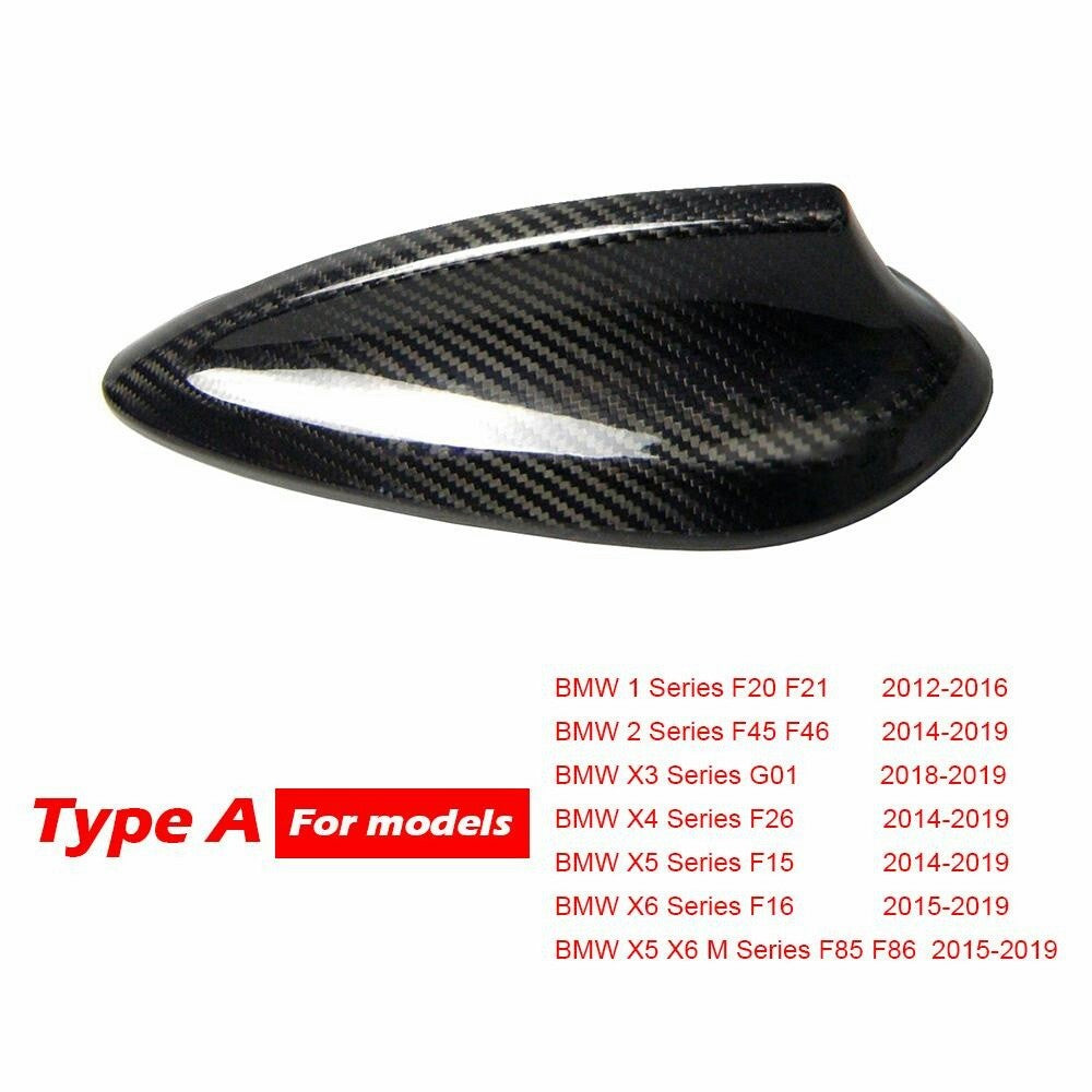 BMW X3 X4 X3M X4M X5 X6 X5M X6M X7 REAL CARBON FIBER SHARK FIN ANTENNA COVER CAP