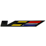 Gloss Black Front Door Plate 2023-2026 Cadillac Escalade V Sport Emblem Badge