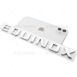 2x Chevy Equinox Front Door Nameplate Letter Logo Badge Emblem Sport OEM Chrome