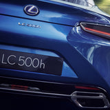 Lexus Trunk Rear LC 500h Letter Logo Badge Emblem Replace F-Sport Matte Black