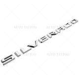 19-21 OEM Chrome Silverado Custom 1500 Tailgate Letter Logo Emblem Badge Z71