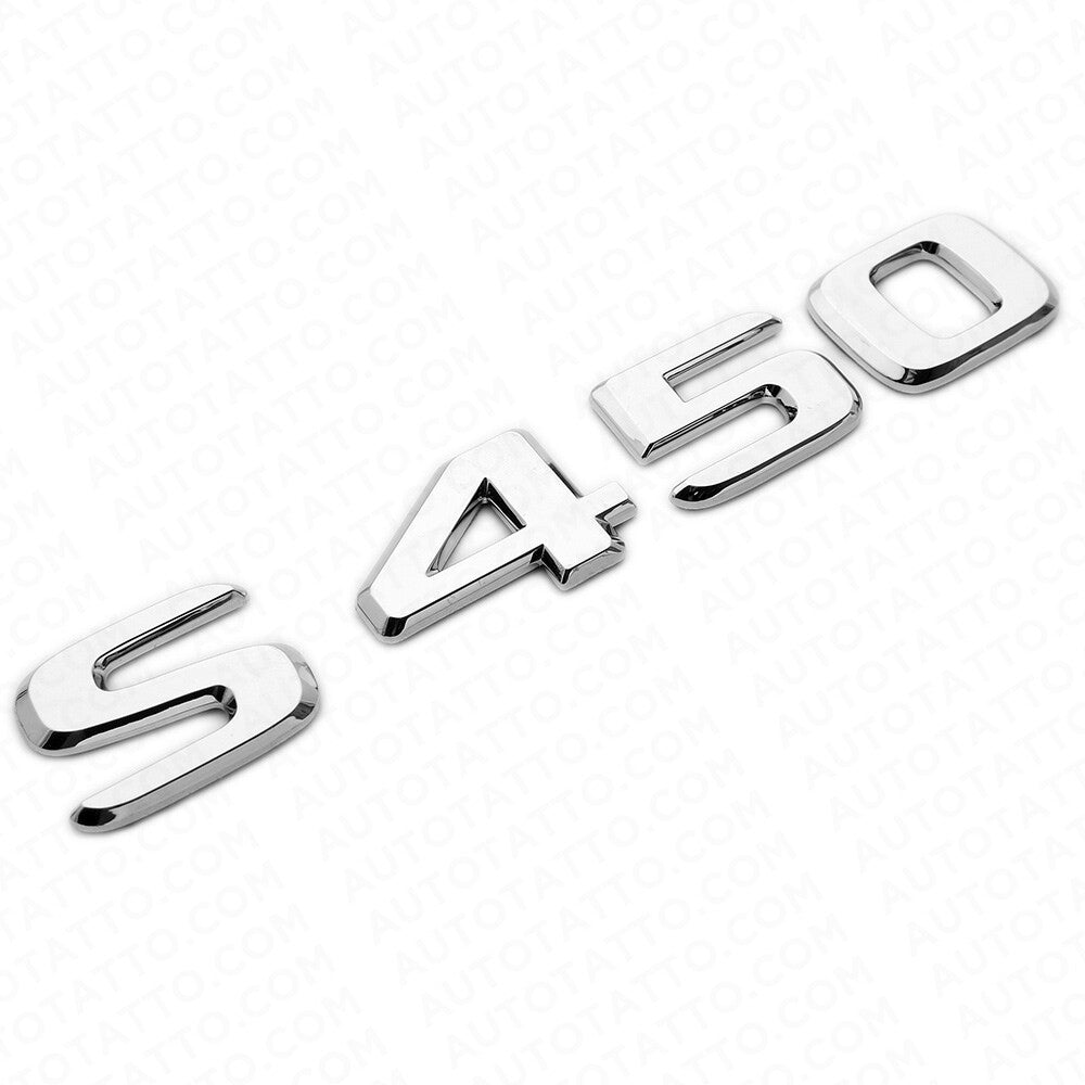 18-21 Mercedes S450 Letter Emblem Luggage Trunk Lid Logo Badge AMG Sport Chrome